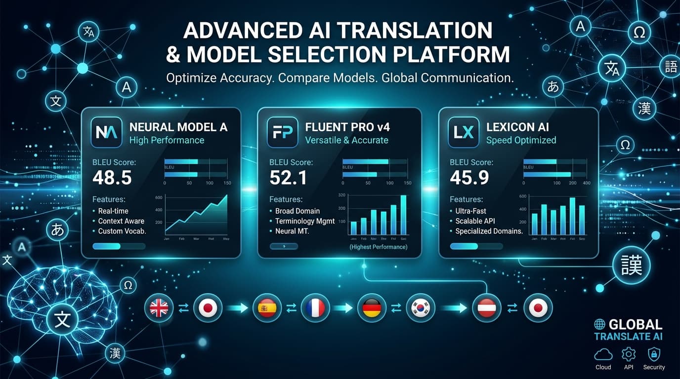 Advanced AI Translation & Model Selection Platform Architecture