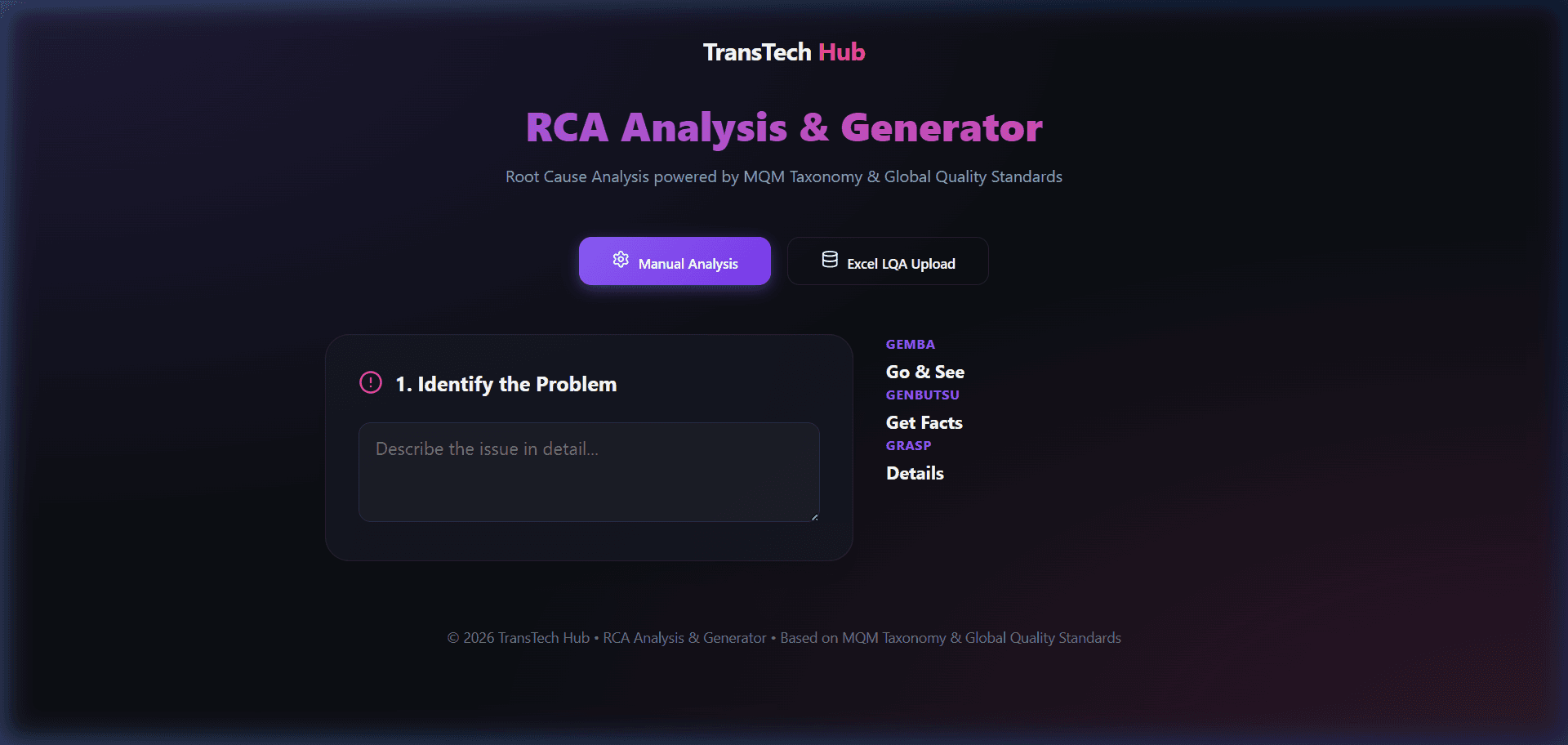 RCA Analysis Engine