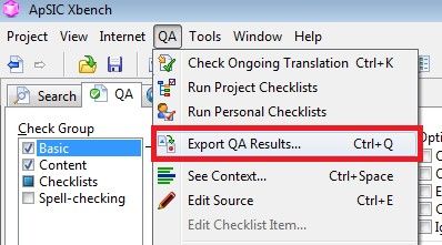 Exporting Results