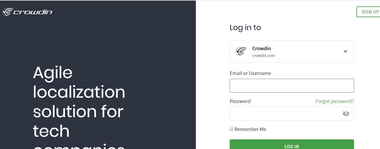 Login & Project List
