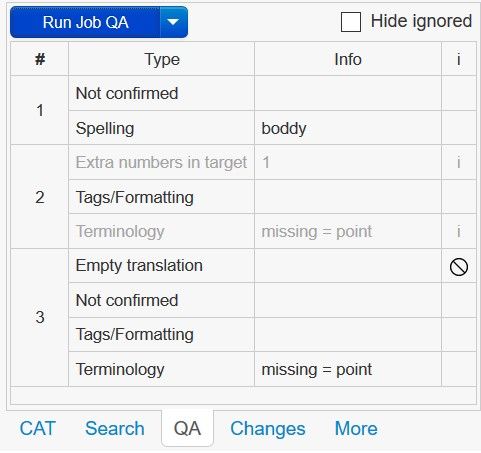 Mandatory QA Enforcement