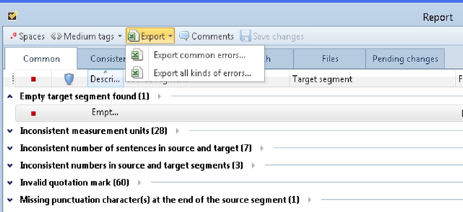 Exporting Results