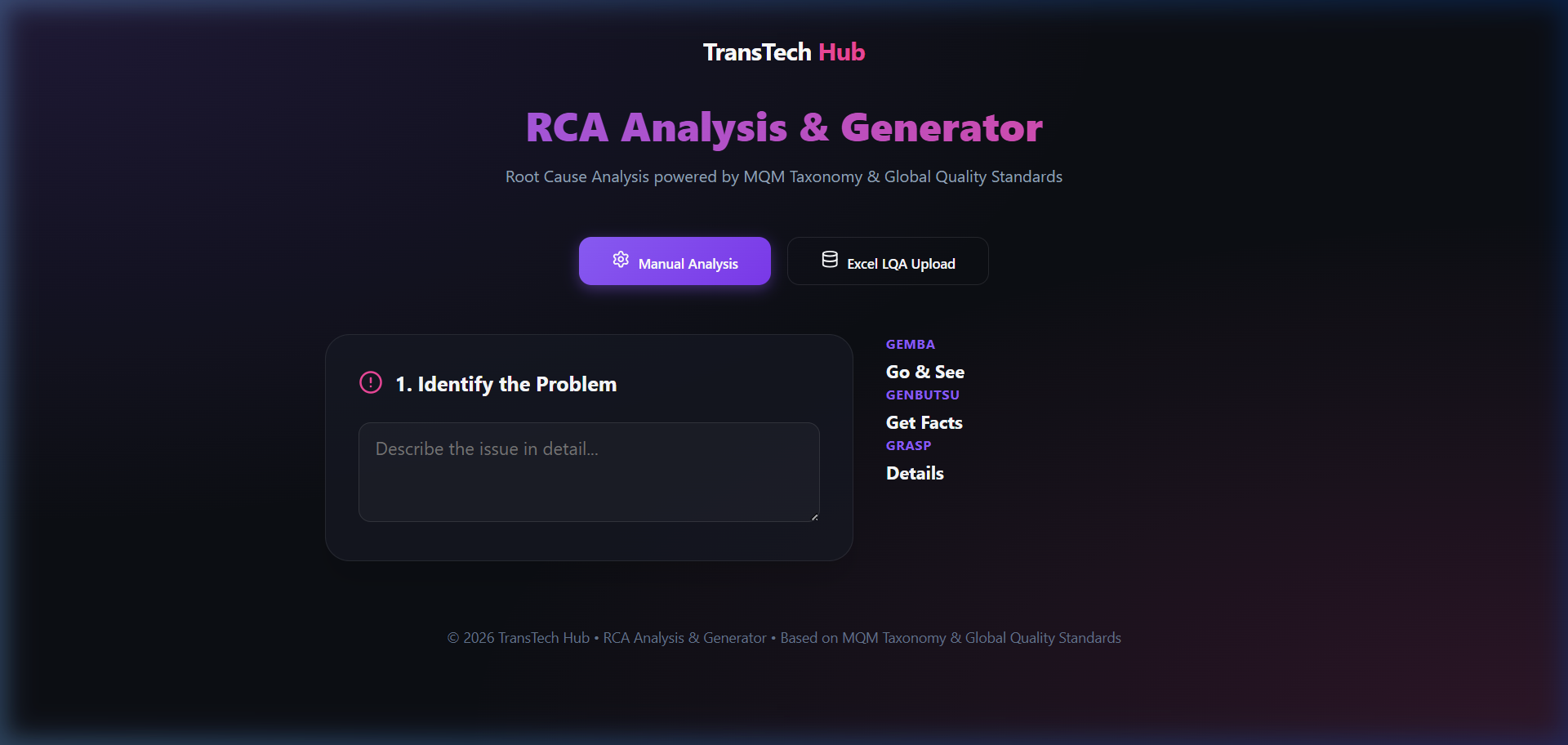 RCA Analysis Engine